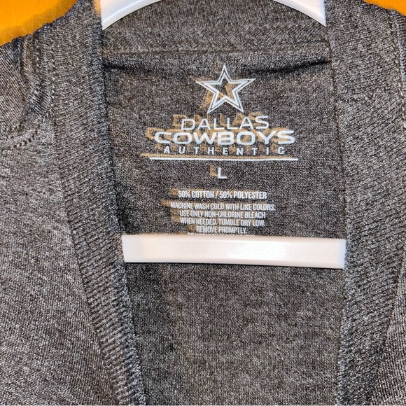 Men NFL Dallas Cowboys gray Tshirt size L Large - Picture 3 of 3